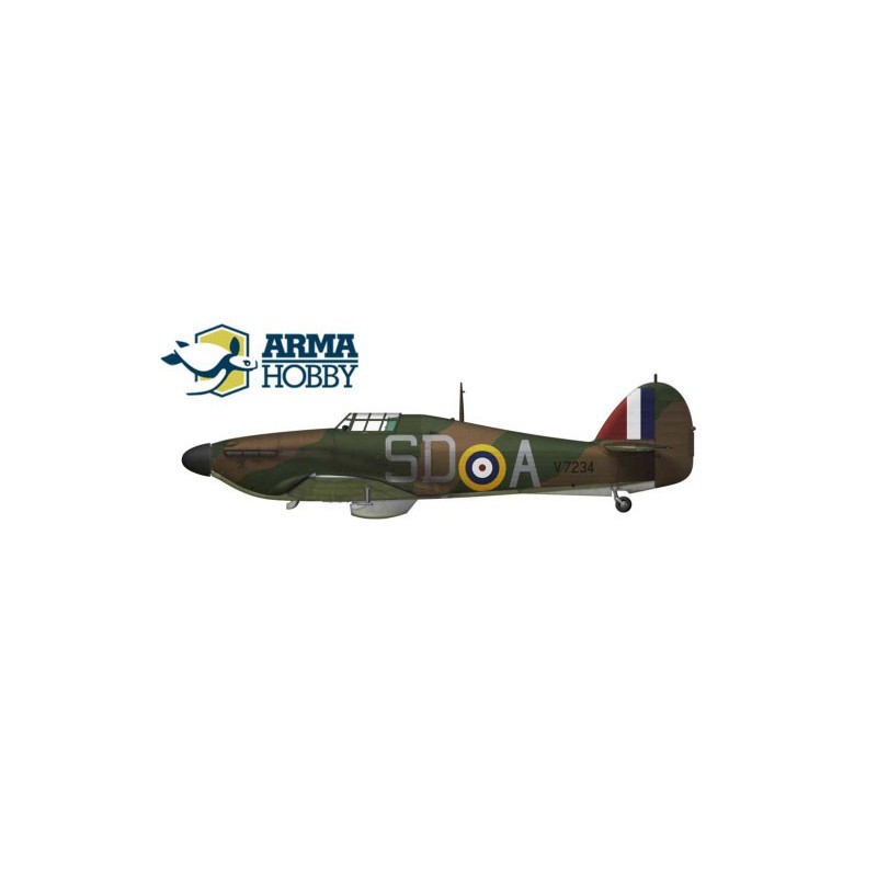 Hurricane MK I Expert Set 1/72 plastic plane model | Scientific-MHD