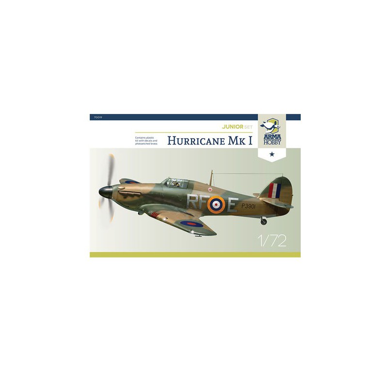 Hawker Hawker Hurricane MK I Junior Set 1/72 plane model | Scientific-MHD