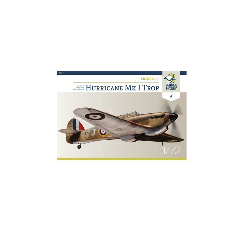 Hurricane MK I TOO MODEL KIT 1/72 plastic plane model | Scientific-MHD