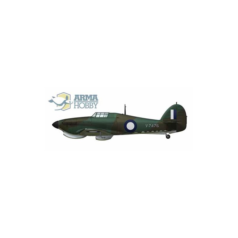 Hurricane MK I TOO MODEL KIT 1/72 plastic plane model | Scientific-MHD