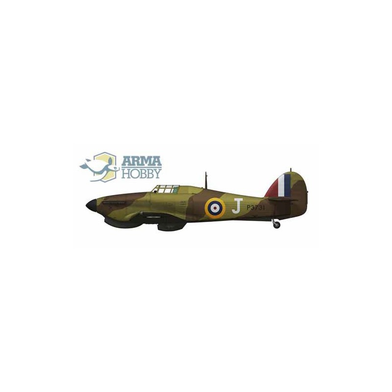 Hurricane MK I TOO MODEL KIT 1/72 plastic plane model | Scientific-MHD