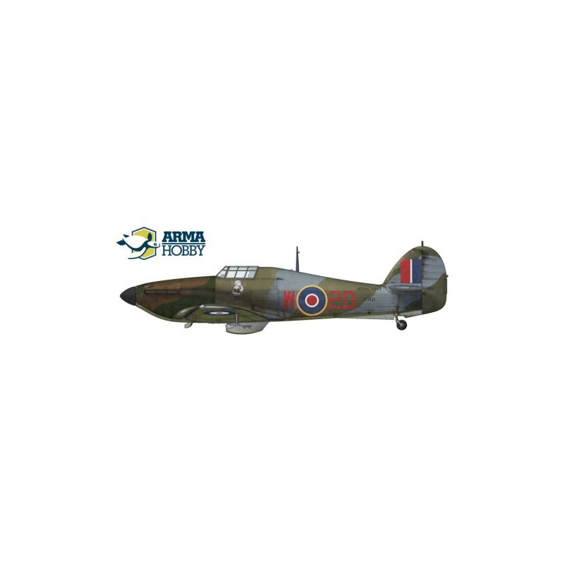 Hurricane MK I Navy Model Kit 1/72 plastic plane model | Scientific-MHD