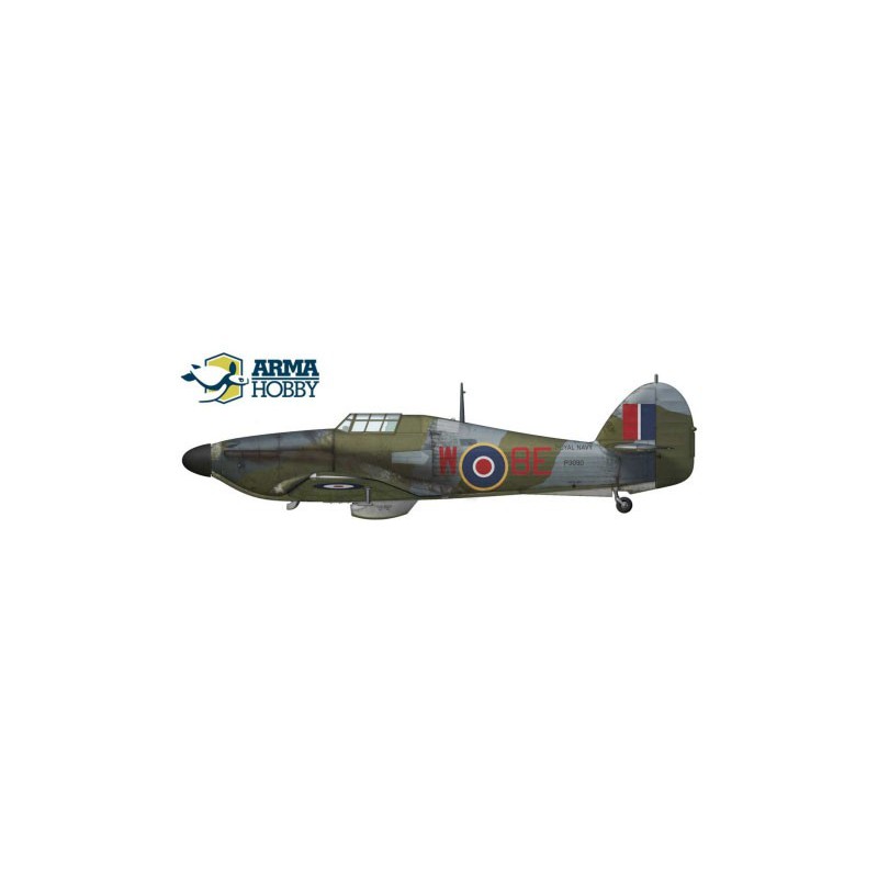 Hurricane MK I Navy Model Kit 1/72 plastic plane model | Scientific-MHD