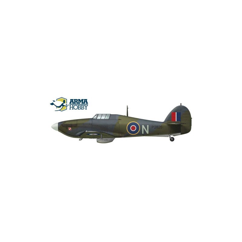 Hurricane MK I Navy Model Kit 1/72 plastic plane model | Scientific-MHD
