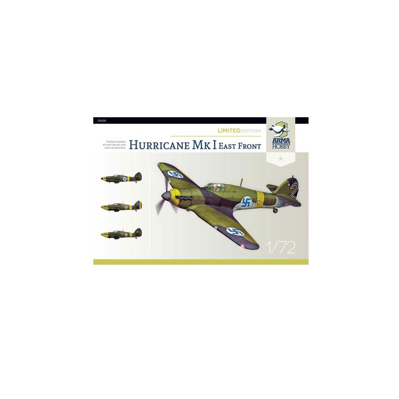 Hurricane plastic plane model MK I East Front Limited Edition 1/72 | Scientific-MHD