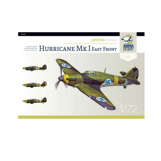 Hurricane plastic plane model MK I East Front Limited Edition 1/72 Hurricane plastic plane model MK I East Front Limited Edition 1/72 | Scientific-MHD