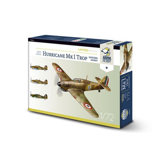Hurricane plastic plane model MK I too french limited edition 1/72 Hurricane plastic plane model MK I too french limited edition 1/72 | Scientific-MHD