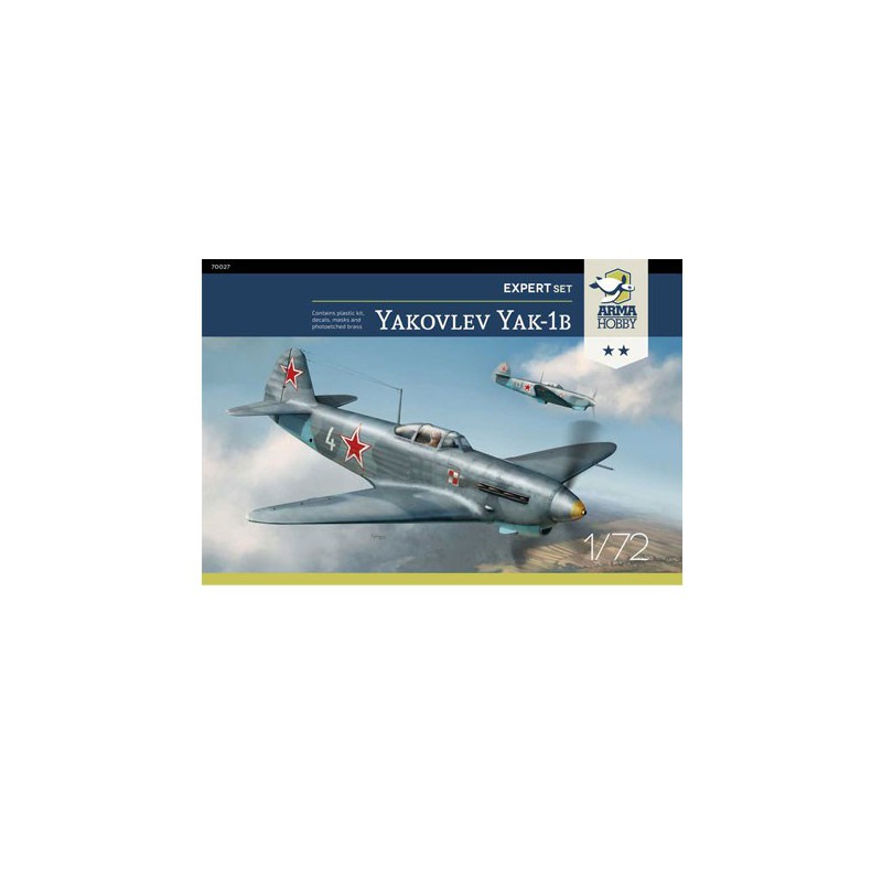 Yakovlev yak-1b plastic plane model Set 1/72 | Scientific-MHD