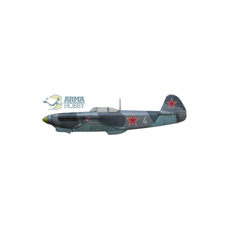 Yakovlev yak-1b plastic plane model Set 1/72 | Scientific-MHD