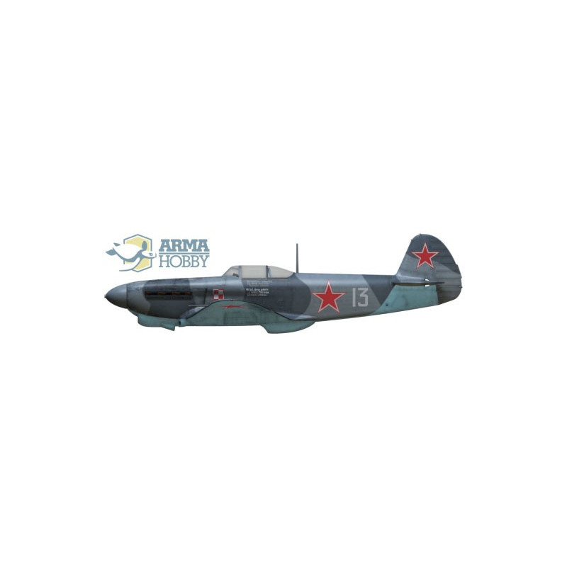 Yakovlev yak-1b plastic plane model Set 1/72 | Scientific-MHD
