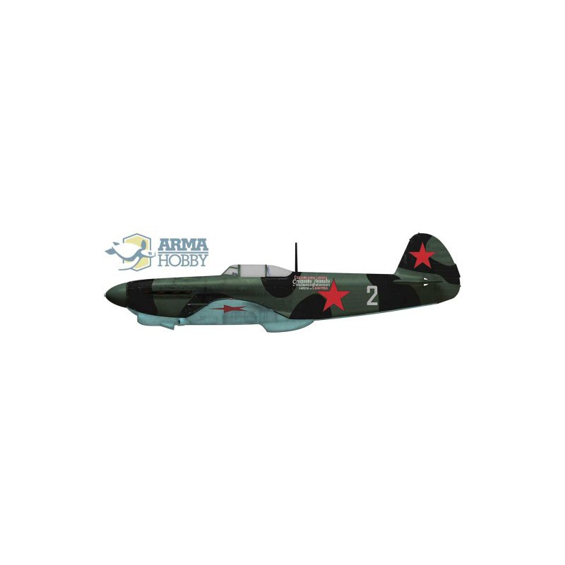 Yakovlev yak-1b plastic plane model Set 1/72 | Scientific-MHD