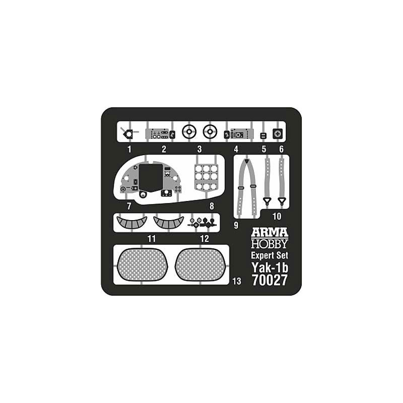 Yakovlev yak-1b plastic plane model Set 1/72 | Scientific-MHD
