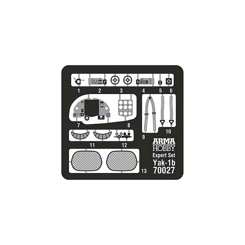 Yakovlev yak-1b plastic plane model Set 1/72 | Scientific-MHD