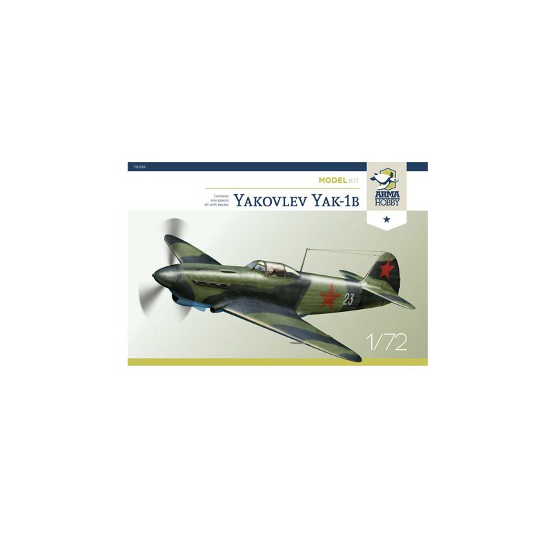 Yakovlev yak-1b Model Kit 1/72 plastic plane model | Scientific-MHD