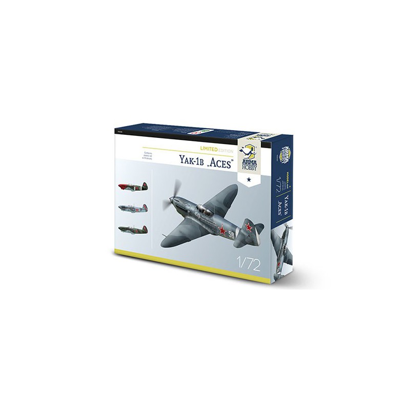 Yakovlev yak-1b soviet aces edition 1/72 plane plane model | Scientific-MHD