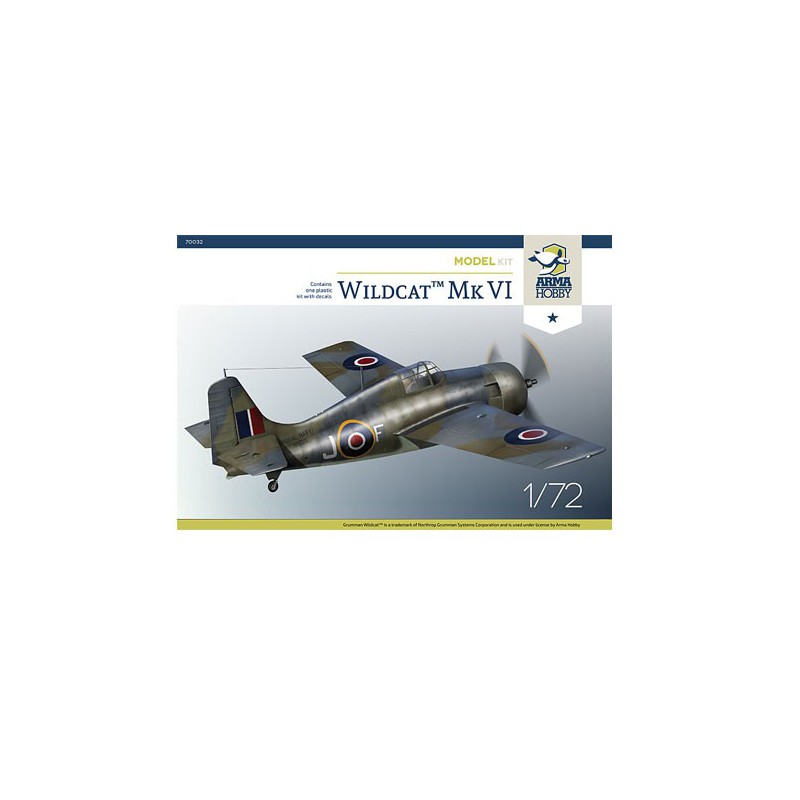WildCat MK VI Model Kit 1/72 plastic plane model | Scientific-MHD
