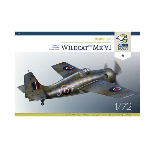 WildCat MK VI Model Kit 1/72 plastic plane model WildCat MK VI Model Kit 1/72 plastic plane model | Scientific-MHD