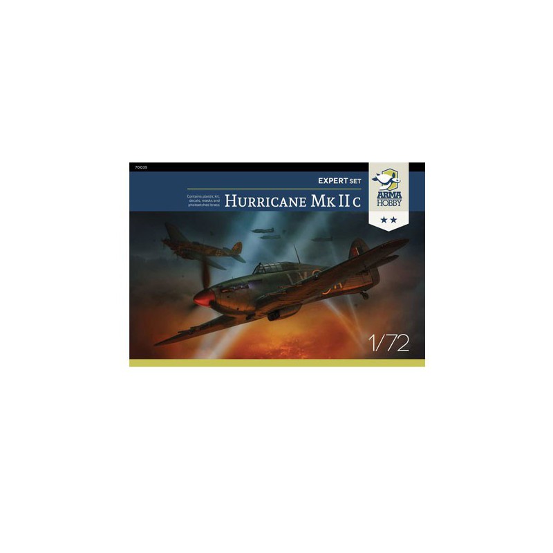 Hurricane MK IIC ICE SET 1/72 plastic plane model | Scientific-MHD