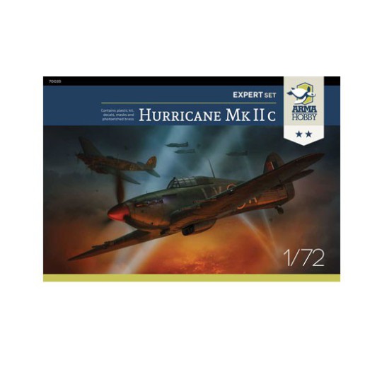 Hurricane MK IIC ICE SET 1/72 plastic plane model Hurricane MK IIC ICE SET 1/72 plastic plane model | Scientific-MHD