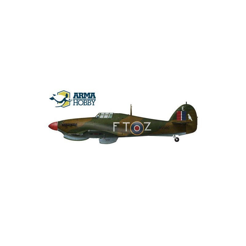 Hurricane MK IIC ICE SET 1/72 plastic plane model | Scientific-MHD