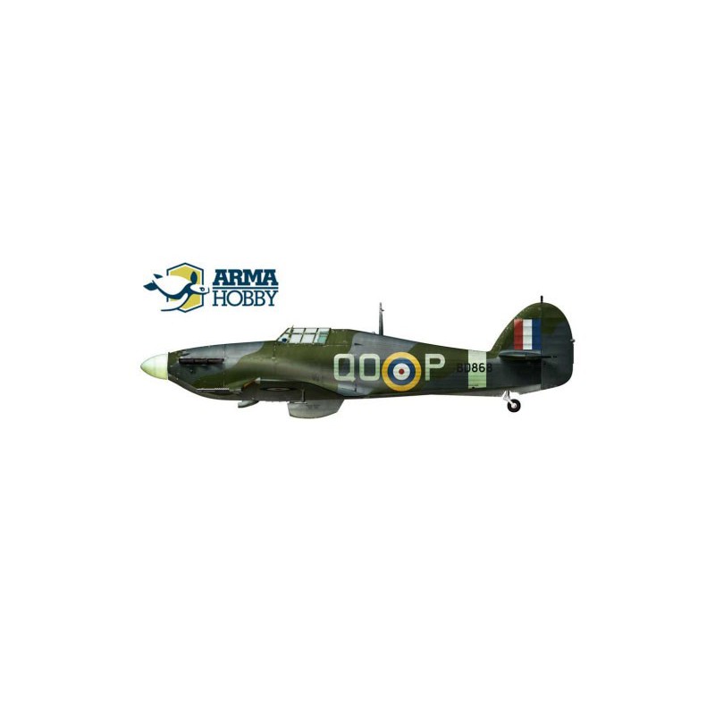Hurricane MK IIC Model Kit 1/72 plastic plane model | Scientific-MHD