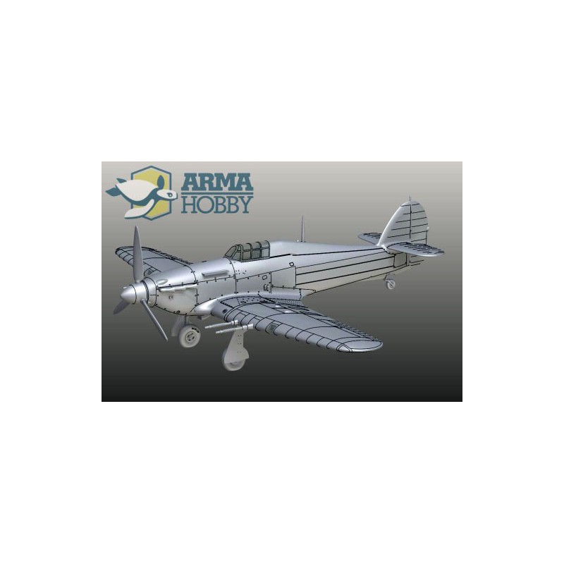 Hurricane MK IIC Model Kit 1/72 plastic plane model | Scientific-MHD