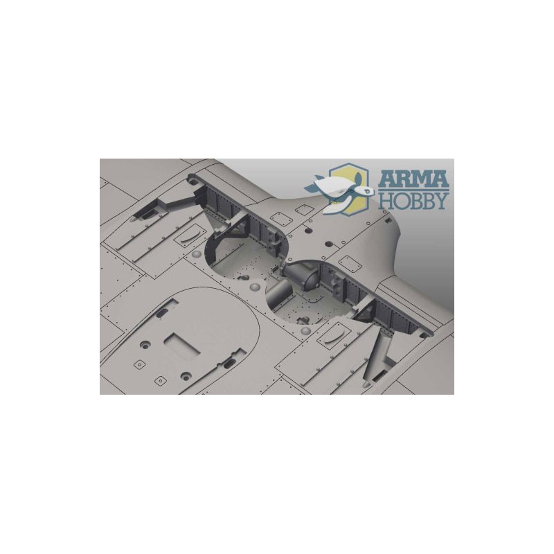 Hurricane MK IIC Model Kit 1/72 plastic plane model | Scientific-MHD