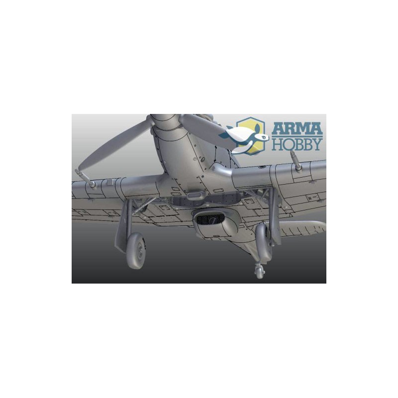 Hurricane MK IIC Model Kit 1/72 plastic plane model | Scientific-MHD