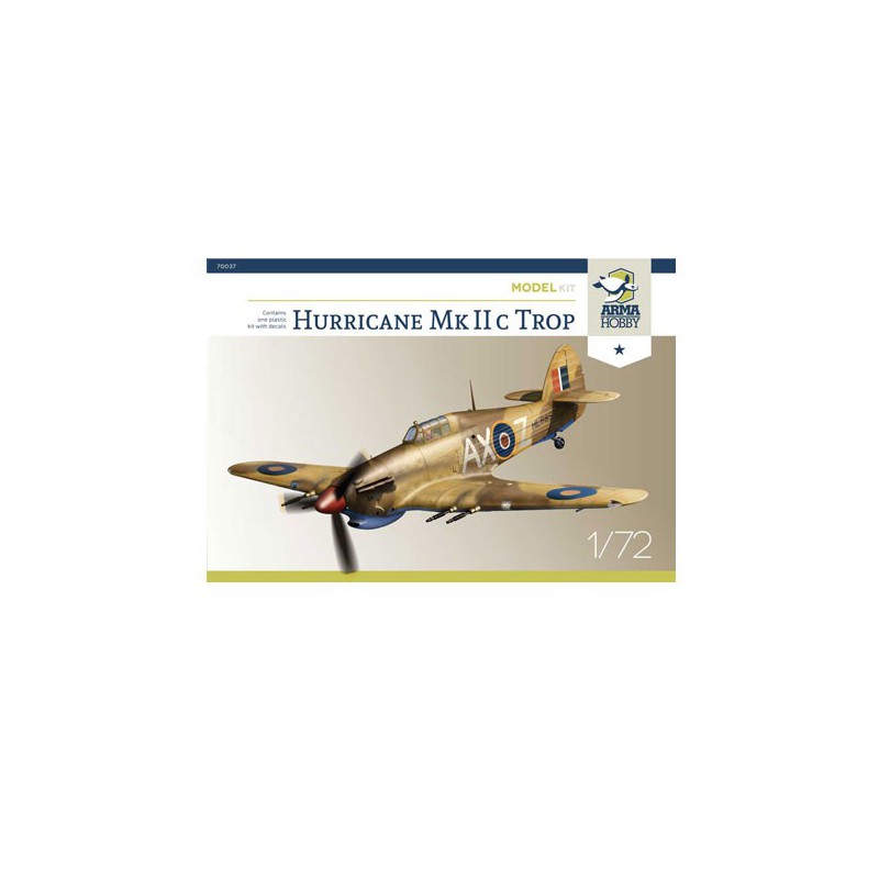 Hurricane MK IIC IIC plastic plane model 1/72 | Scientific-MHD