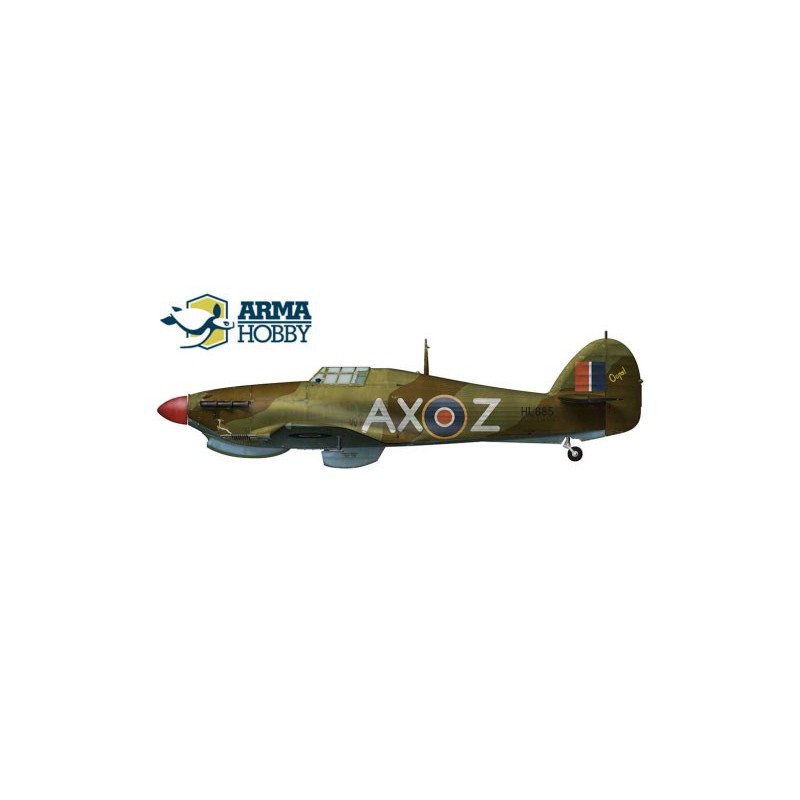 Hurricane MK IIC IIC plastic plane model 1/72 | Scientific-MHD