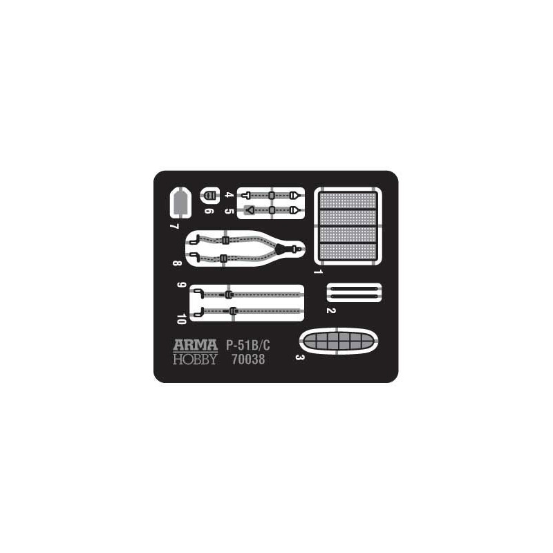 P-51 B/C Mustang Expert Set 1/72 plastic plane model | Scientific-MHD