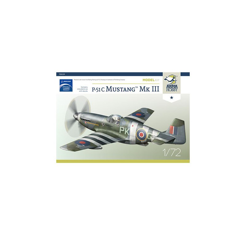 P-51 C Mustang Mk. III Model Kit 1/72 plane plane model | Scientific-MHD