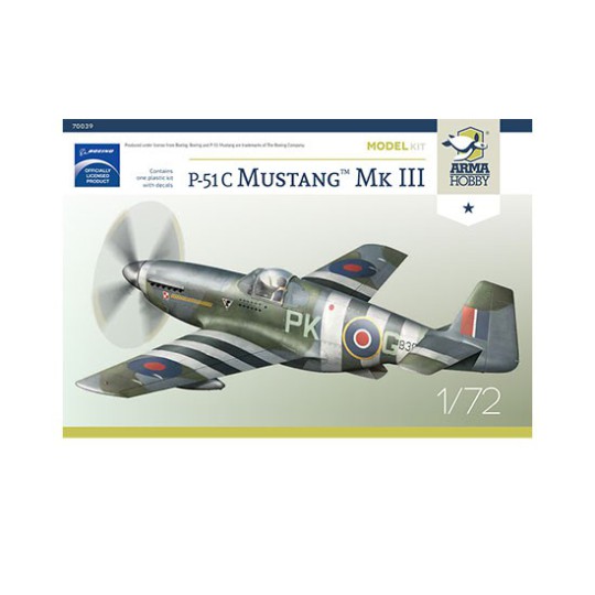 P-51 C Mustang Mk. III Model Kit 1/72 plane plane model P-51 C Mustang Mk. III Model Kit 1/72 plane plane model | Scientific-MHD