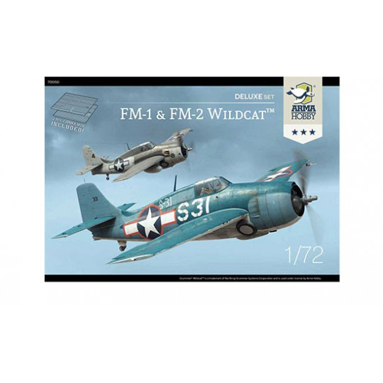 FM-1 & FM-2 plastic plane model WildCat Deluxe Set 1/72 | Scientific-MHD