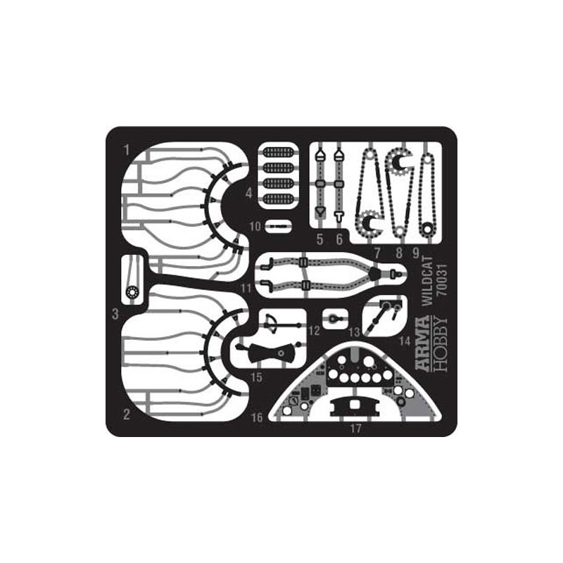 FM-1 & FM-2 plastic plane model WildCat Deluxe Set 1/72 | Scientific-MHD