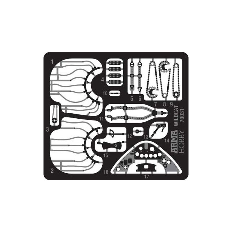 FM-1 & FM-2 plastic plane model WildCat Deluxe Set 1/72 | Scientific-MHD