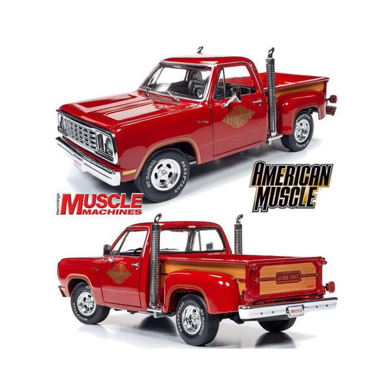 Miniature car Die Cast at1/18 Dodge Pick Up Lil Red 1/18 | Scientific-MHD