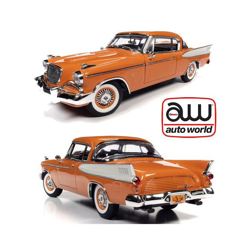 Miniature car Die Cast at1/18 Studebaker Golden Hawk 1957 1/18 | Scientific-MHD