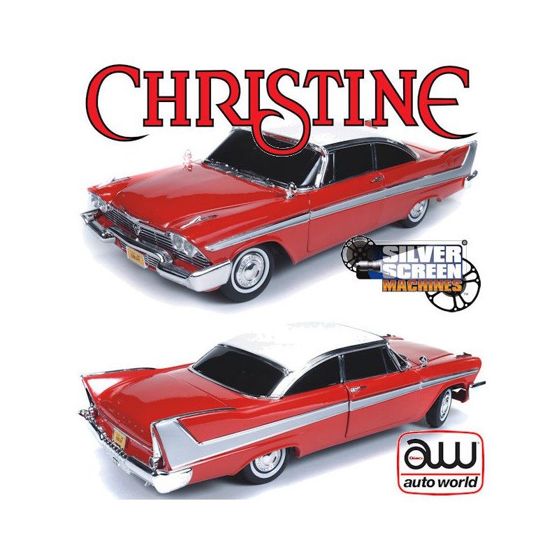 Miniature car Die Cast at1/18 Christine Plymouth Fury Dark 1/18 | Scientific-MHD