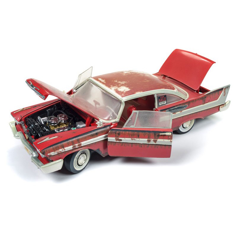 Miniature car Die Cast at1/18 Christine Plymouth Fury Dirty 1/18 | Scientific-MHD