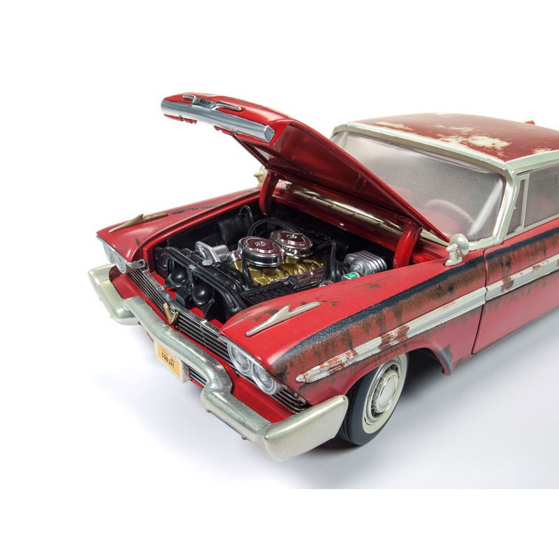 Miniature car Die Cast at1/18 Christine Plymouth Fury Dirty 1/18 | Scientific-MHD