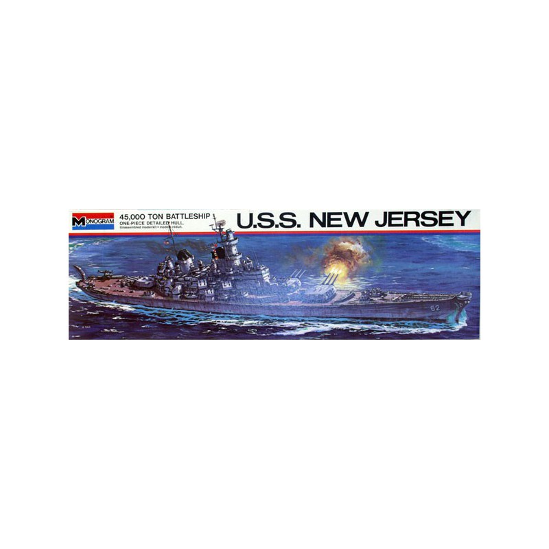 USS New Jersey BB-62 plastic boat model | Scientific-MHD
