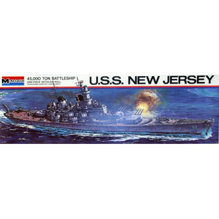 USS New Jersey BB-62 plastic boat model | Scientific-MHD