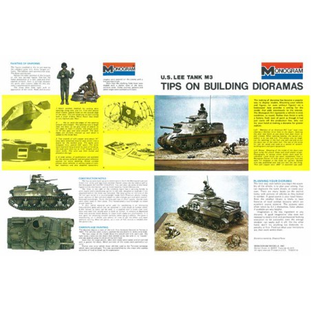 US lee tank m3 1/32 plastic plastic model | Scientific-MHD