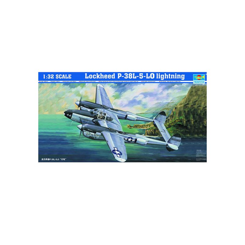 P-38L-5-LO Lightning plastic plane model | Scientific-MHD