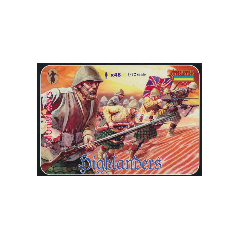 Highlanders figurine 1898-1902 1/72 | Scientific-MHD