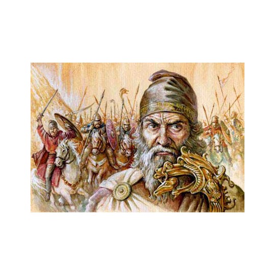 Dacian 1/72 cavalry figurine | Scientific-MHD