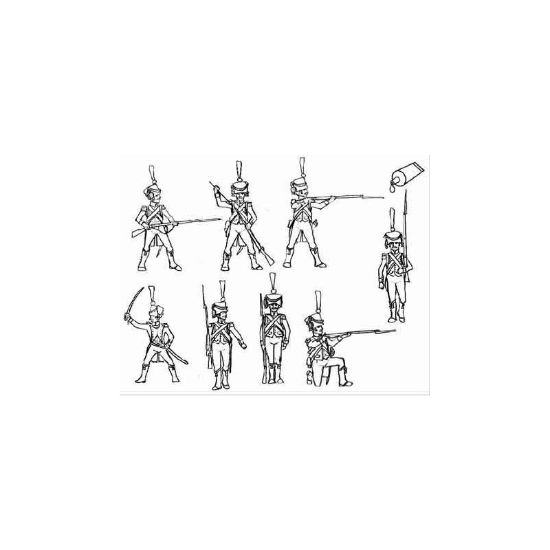 28mm French Voltigeurs figure | Scientific-MHD