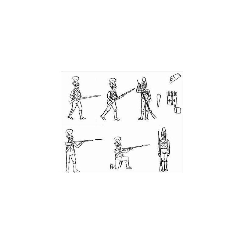 Bavarian infantry figurine 28 mm | Scientific-MHD