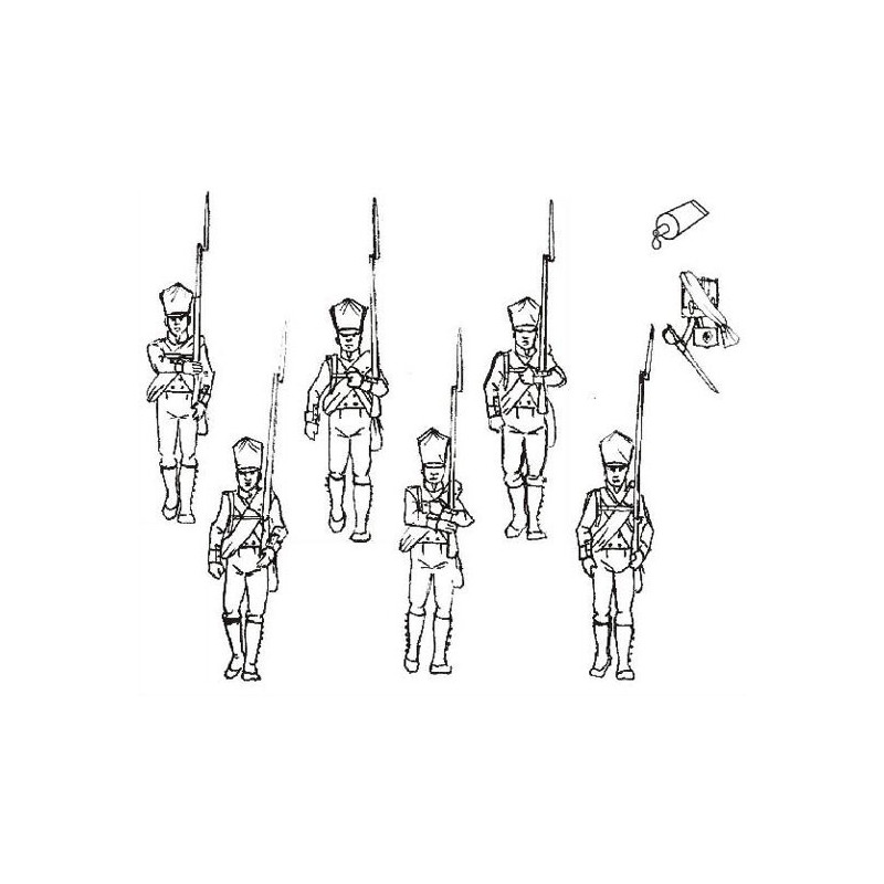 Prussian infantry figurine 28mm | Scientific-MHD